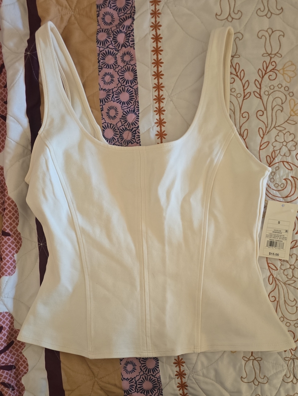 a new day Cream Square-Neck Camisole